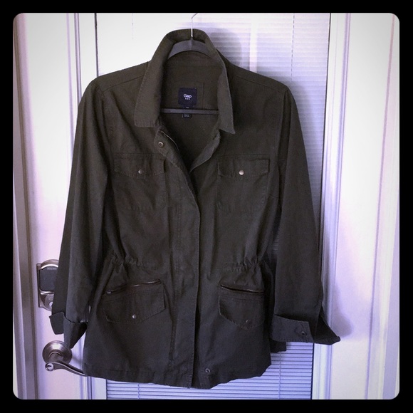 Jackets & Blazers - Gap- army green jacket Jackets & Blazers - Gap- army green jacket
